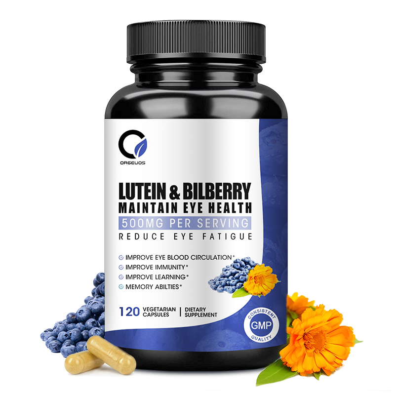 LUTEIN & BILBERRY MAINTAIN EYE HEALTH 500MG PER SERVING REDUCE EYE FATIGUE