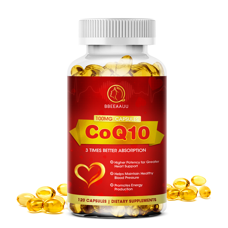 Coenzyme Q10 100mg Ultra High Absorption Promotes Cardiovascular Heart Health