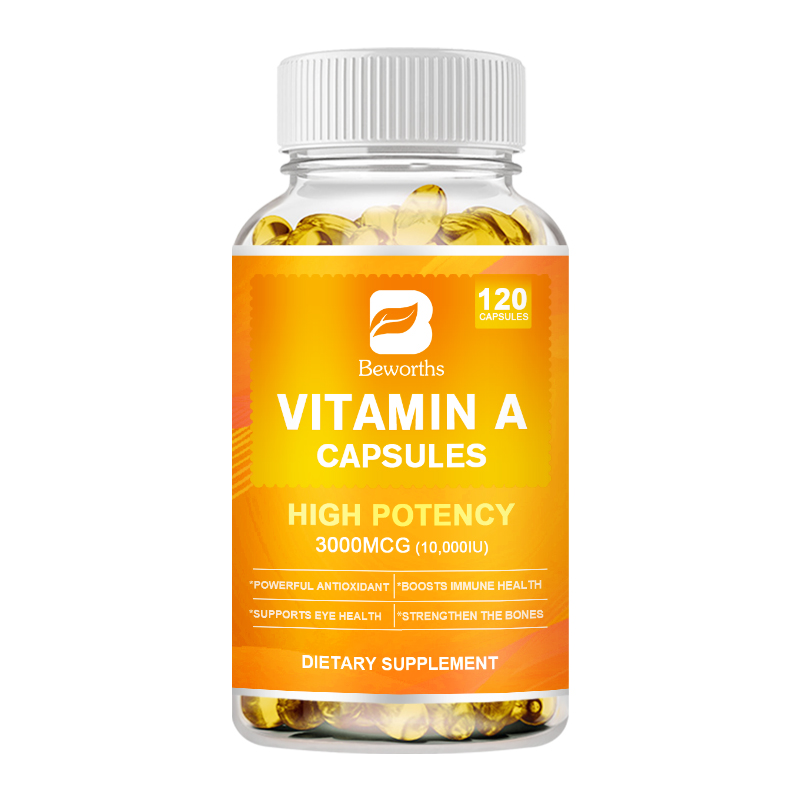 Vitamin A, Vitamin K2 D3, 10,000 IU Capsules Eye & Heart Health, Boost Immunity