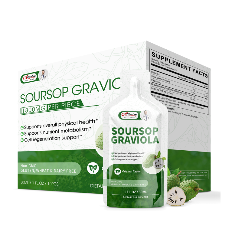 Soursop Graviola Liquid Soursop Extract for Cell Support & Regeneration