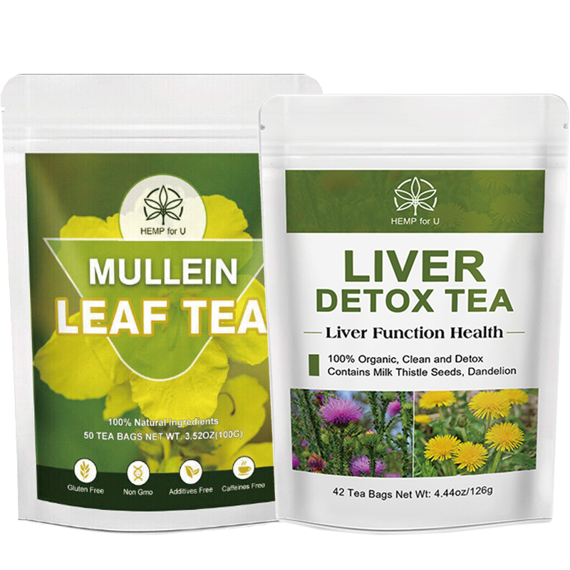 Liver Detox Tea Mullien Tea Natual Herbal Tea Bags Support Lung Health and Liver - Picture 15 of 16