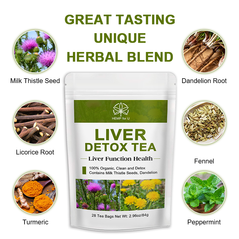 Liver Detox Tea Mullien Tea Natual Herbal Tea Bags Support Lung Health and Liver - Picture 11 of 16