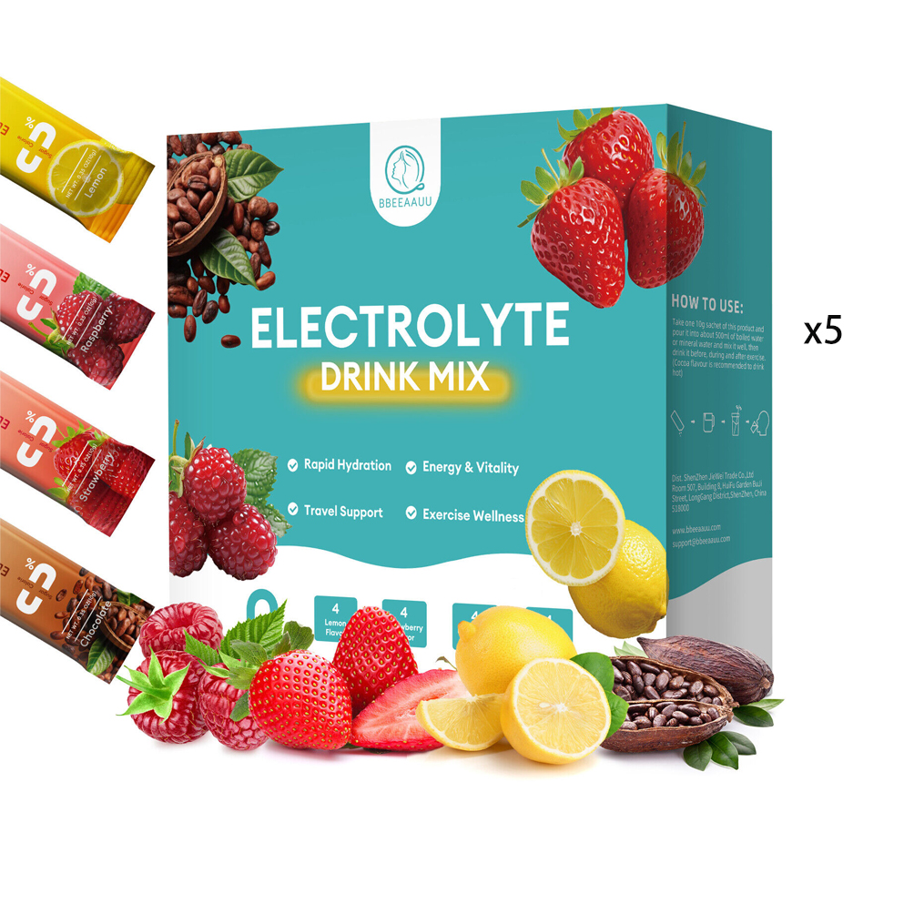 Daily Electrolyte Powder Drink Mix Variety 4 Flavors 16/48/80Stickpacks - Picture 12 of 12