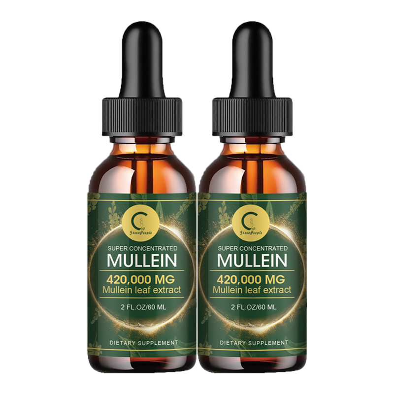 Mullein Leaf Extract Super Concentrated 420,000 MG 2 FL.OZ/60 ML Lung Cleanse - Picture 10 of 11
