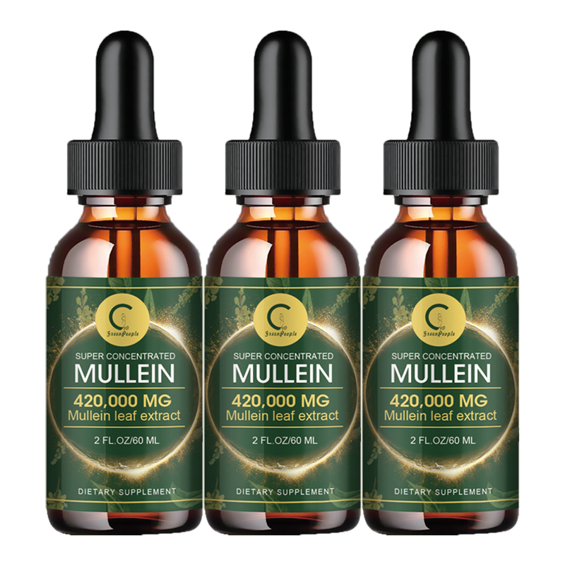 Mullein Leaf Extract Super Concentrated 420,000 MG 2 FL.OZ/60 ML Lung Cleanse - Picture 11 of 11