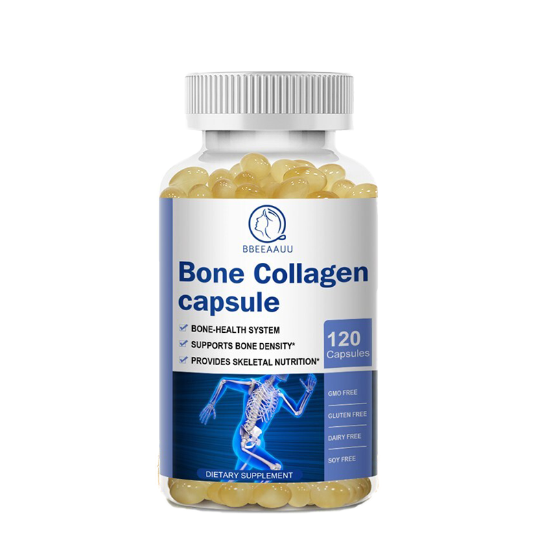 Collagen Bone Support 120 Softgels Hydrolyzate Skin Hair Nail Joint Support
