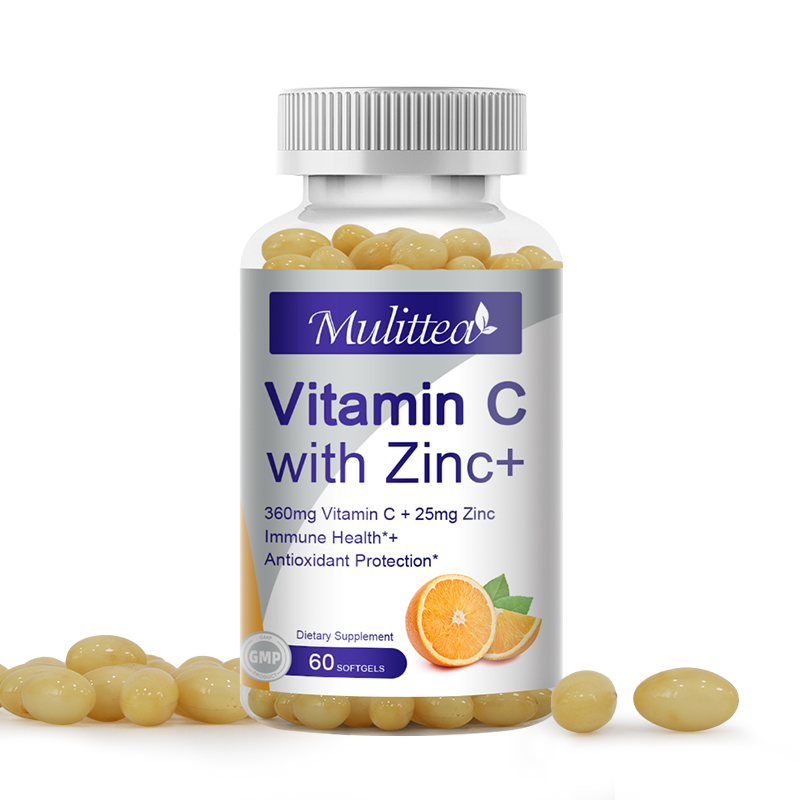 Vitamin C Plus Zinc Supplement Antioxidant Immune System Booster & Support