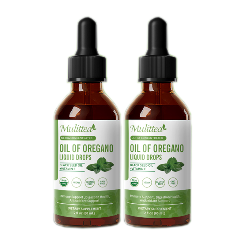 Oil of Oregano with Black Seed Oil Vitamin E for Gut Health Immune Antioxidant - Picture 9 of 10