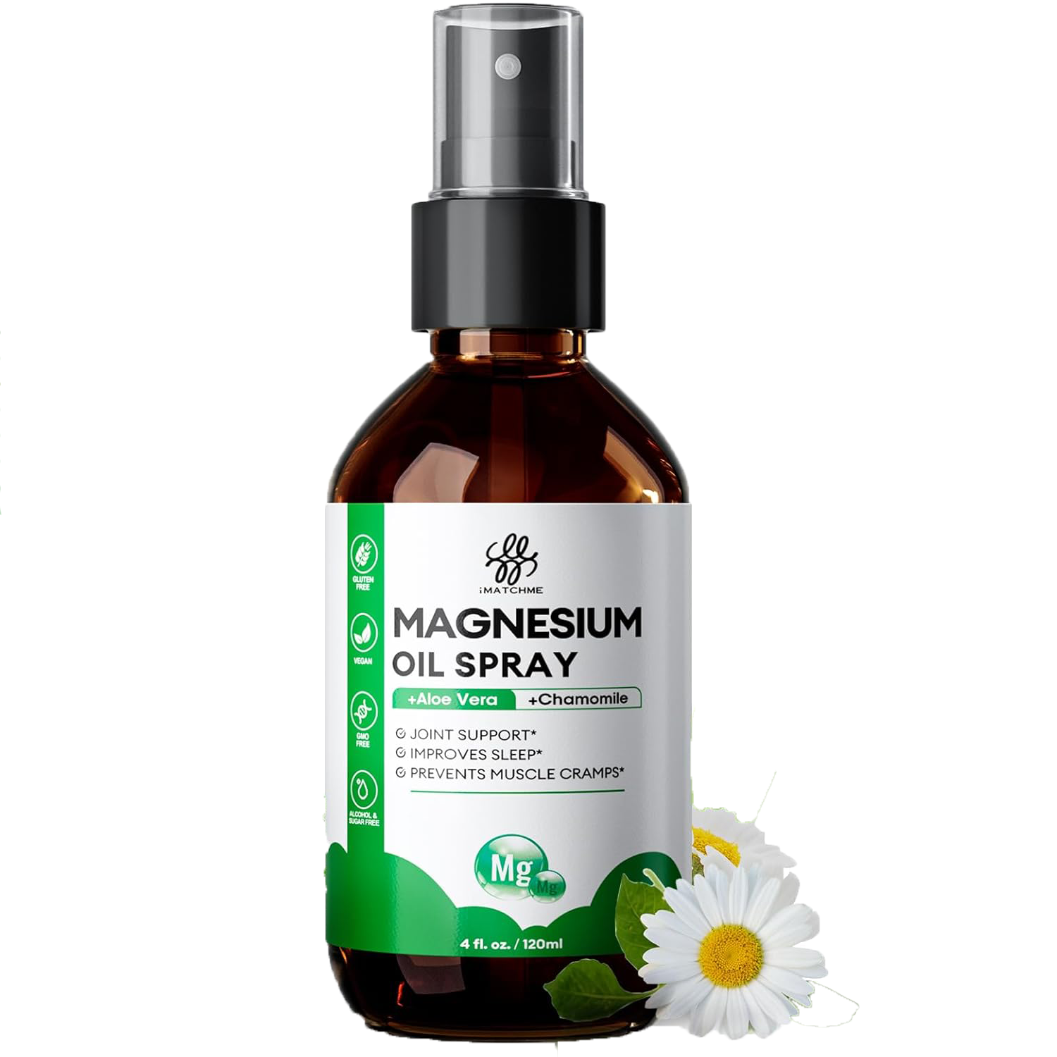 Magnesium Oil Spray for Feet ,Body, Leg Cramps, Joint Health,Sleep Support