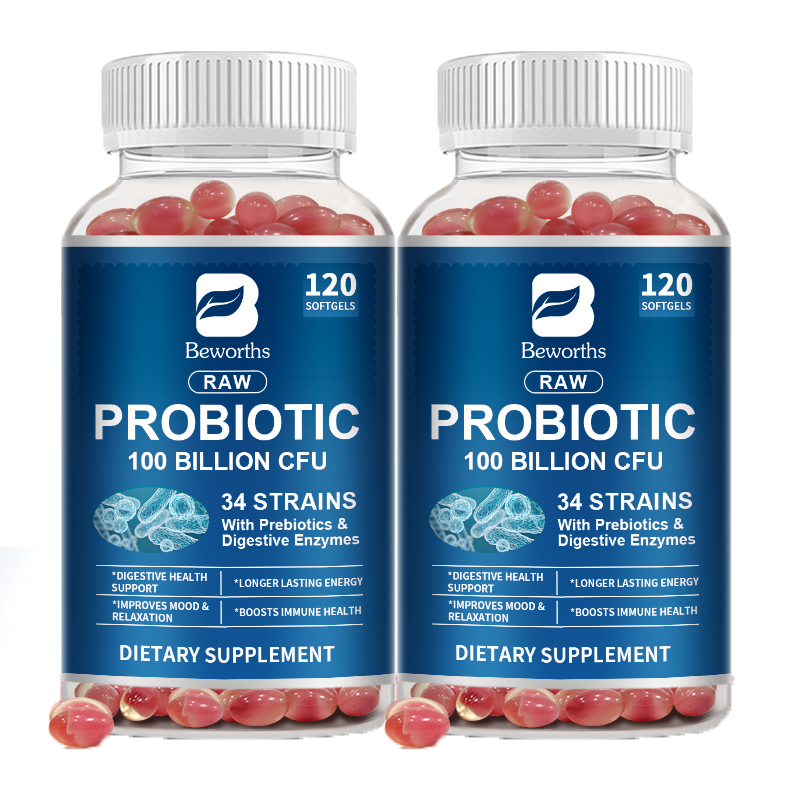 1-4 Bottles Probiotics Digestive Enzymes 100 Billion CFU Potency Immune Health - Picture 12 of 14