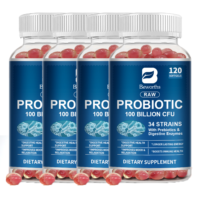 1-4 Bottles Probiotics Digestive Enzymes 100 Billion CFU Potency Immune Health - Picture 14 of 14
