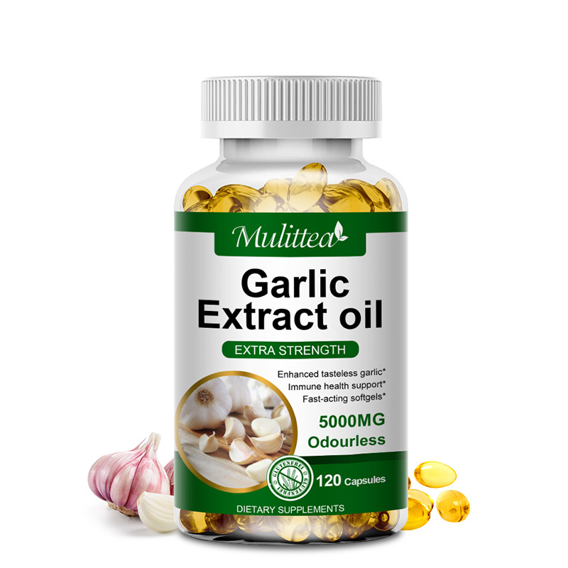 5000mg Garlic Oil 100 Rapid Release Softgels Capsules 5000 Extract organic caps