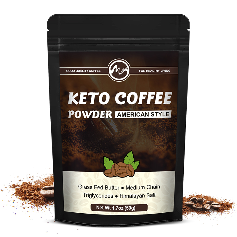 Keto Coffee Powder Instant Coffee Weight Loss Appetite Suppressant Low-carb 50g