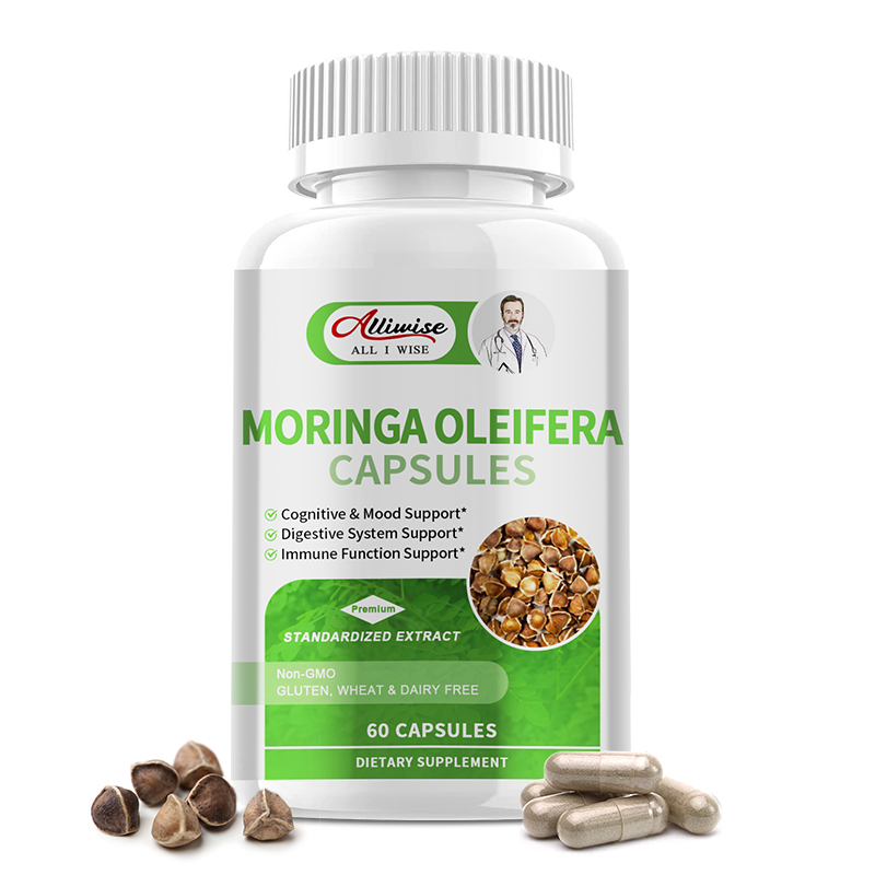 Moringa Oleifera Extract Capsules Immune Digestive Boost + Antioxidant Power - Picture 8 of 9