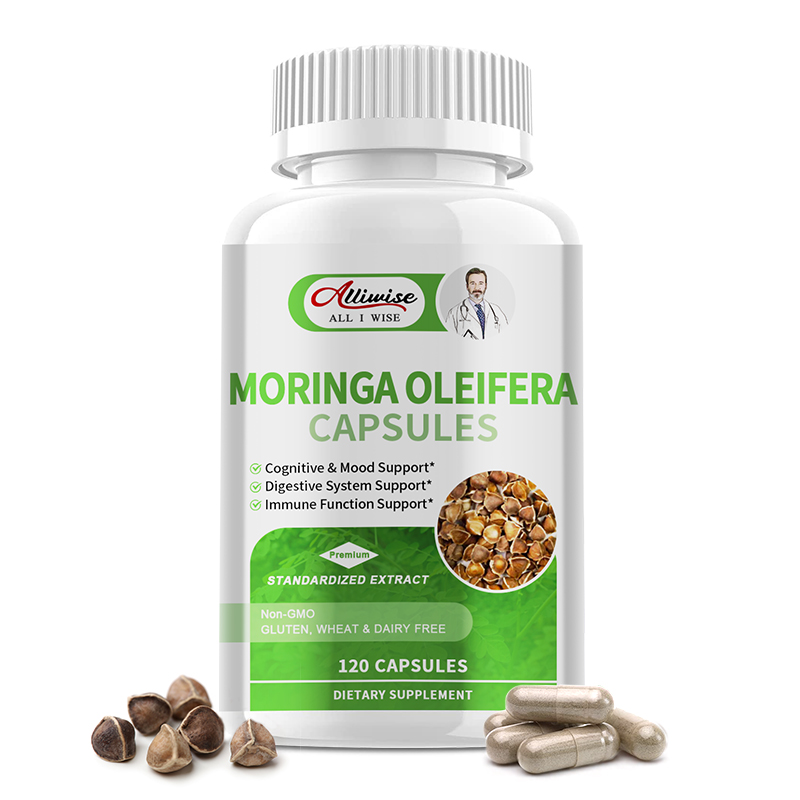 Moringa Oleifera Extract Capsules Immune Digestive Boost + Antioxidant Power - Picture 9 of 9