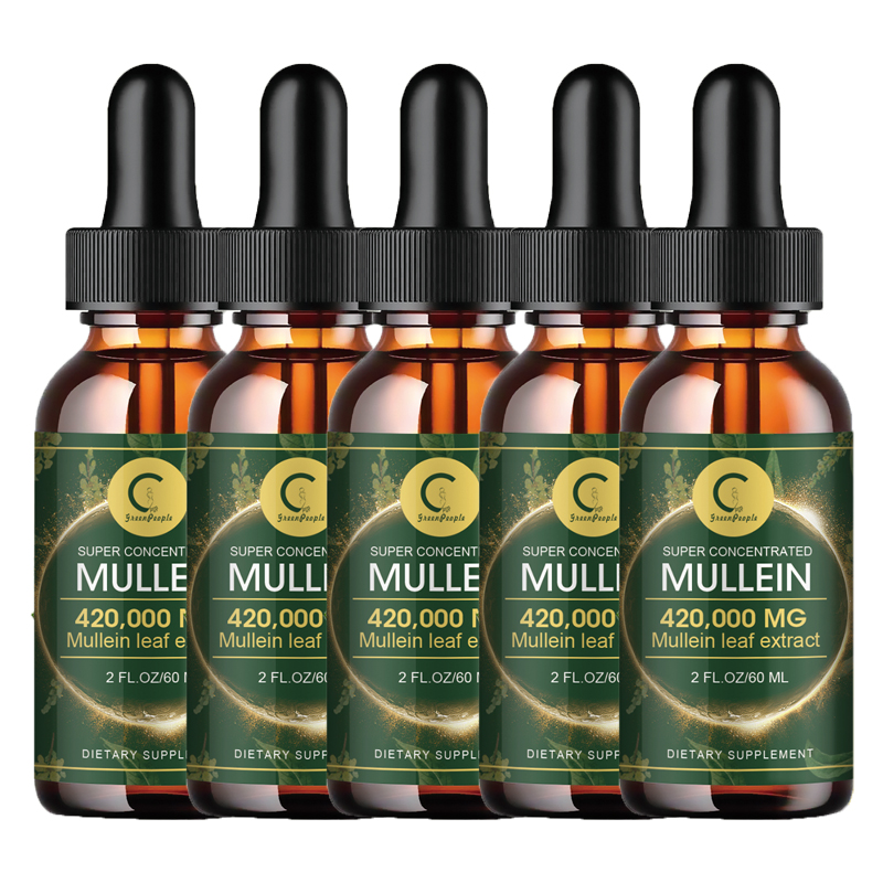 Mullein Leaf Extract Super Concentrated 420,000 MG 2 FL.OZ/60 ML Lung Cleanse