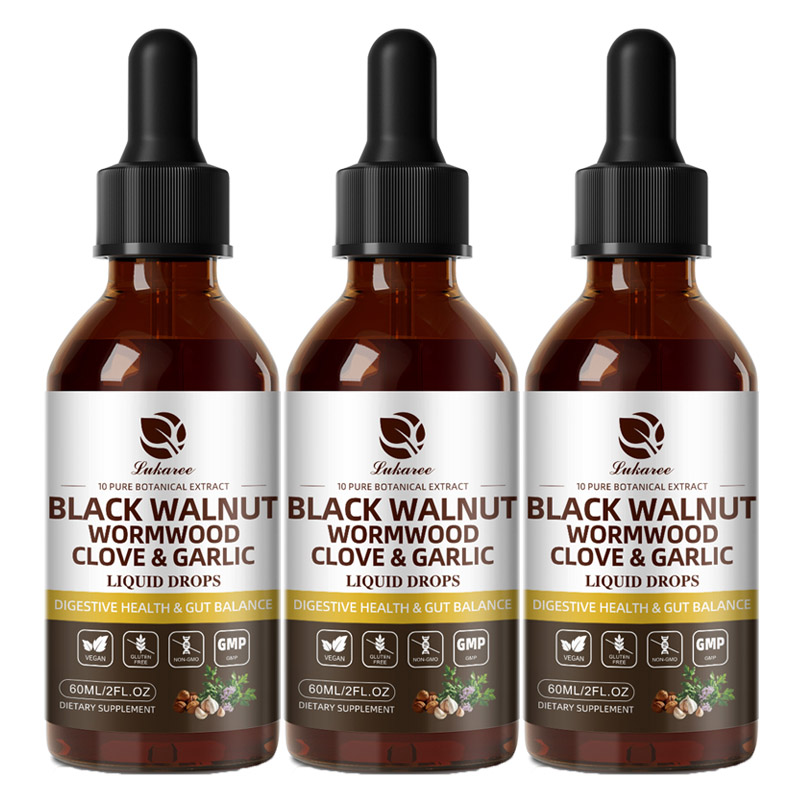 Black Walnut Wormwood Tincture – Rapid Gut Cleanse & Digestive Health 60ML