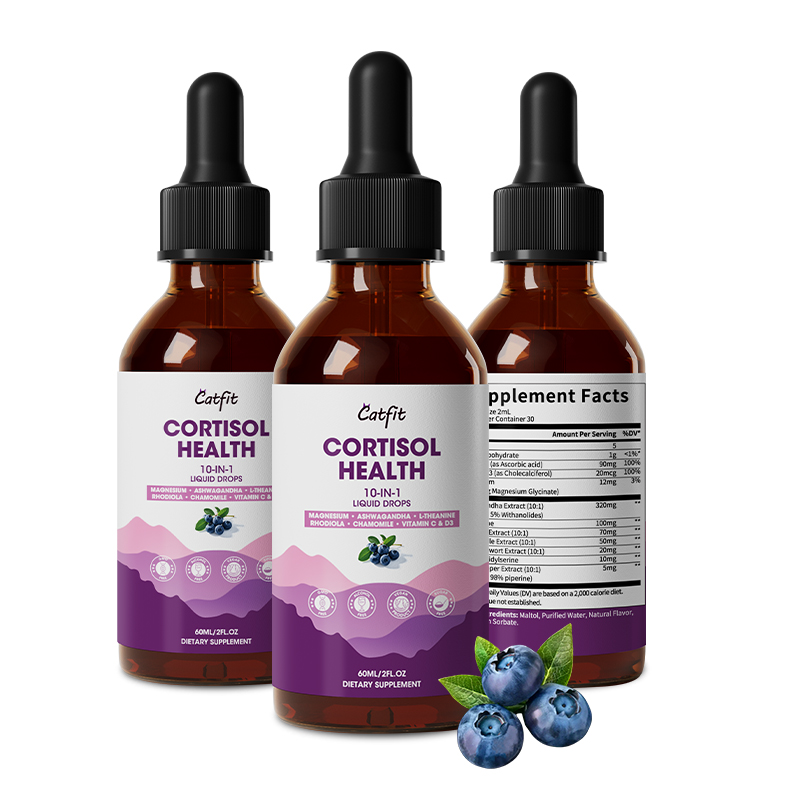 Cortisol Supplements for Women & Men, 10-in-1 Cortisol Detox Manager Reducer