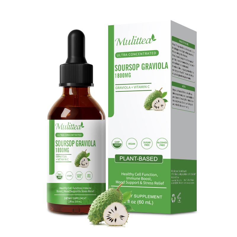 Natural Soursop Bitters Exotic Liquid Digestive Support & Immune Health