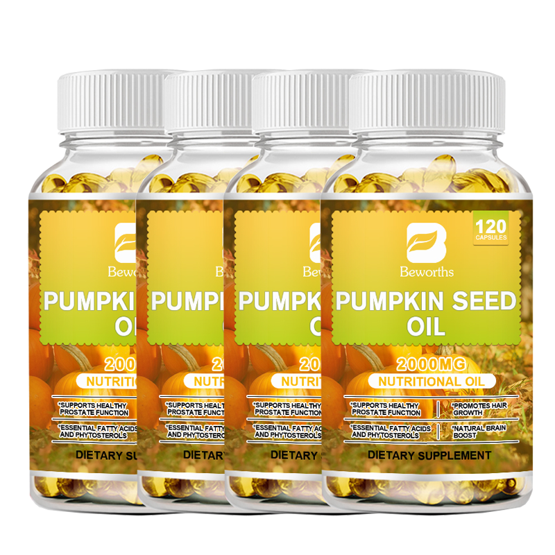 Pumpkin Seed Oil Softgels 2000mg Premiun | Cold Pressed for Hair,Prostate Health - Picture 11 of 11