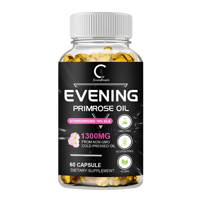 Evening Primrose Oil Softgels – with GLA for Hormonal Balance & Skin Health