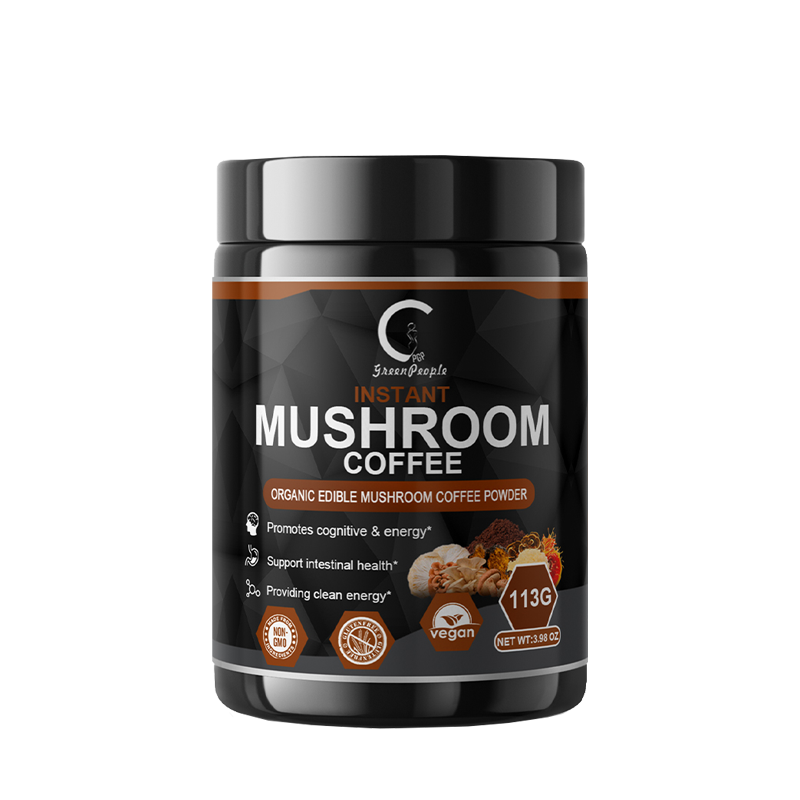 Mushroom Coffee Blend 7 Mushrooms Immune, Energy & Focus Support 28 Servings