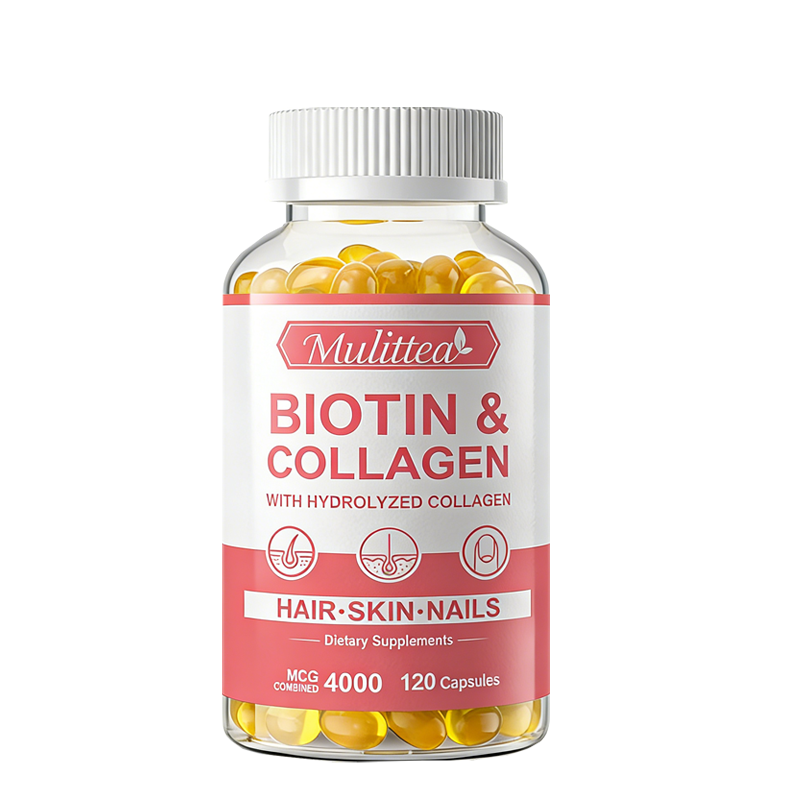 Biotin & Collagen with Hydrolyzed Collagen Hair Skin & Nails Vitamin