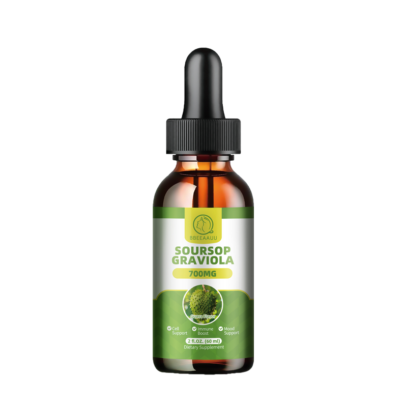 Soursop Graviola Liquid Drops Natural Immune Support | Vegan & Gluten-Free