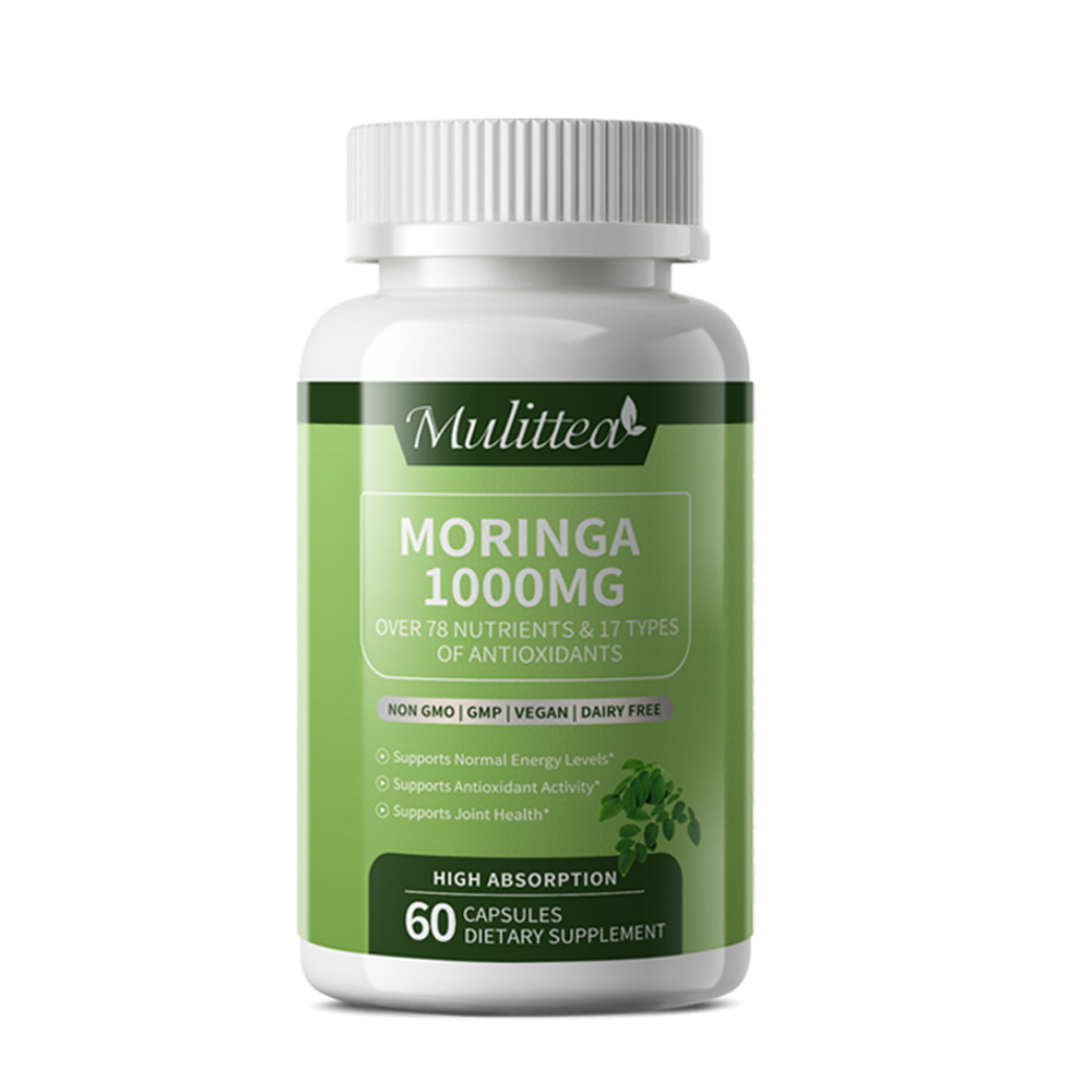 Moringa Oleifera Leaf Extract Capsules Energy Boost & Immune Support