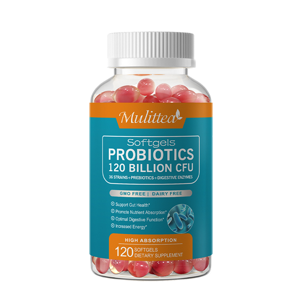 Probiotics 120 Billion CFU Enzyme and Prebiotic for Digestive & Gut Health