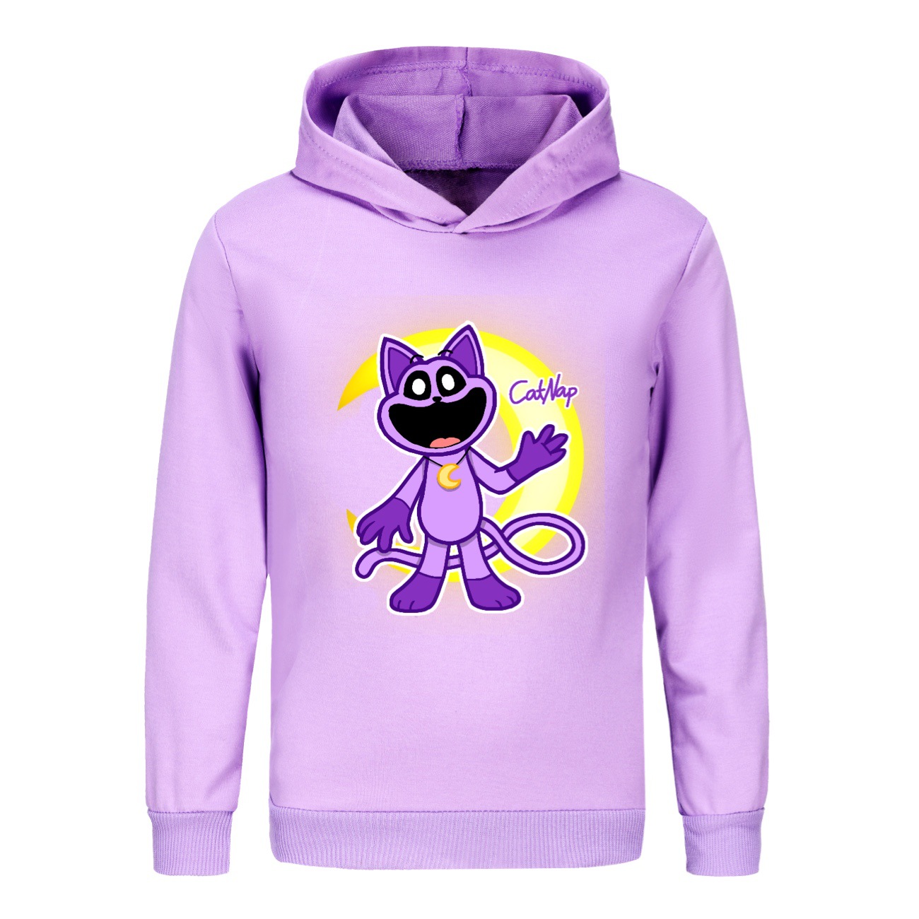 Kids Boys Girls Smiling Critters Hoodie Catnap Sweatshirt Casual Jumper Pullover - Picture 41 of 55