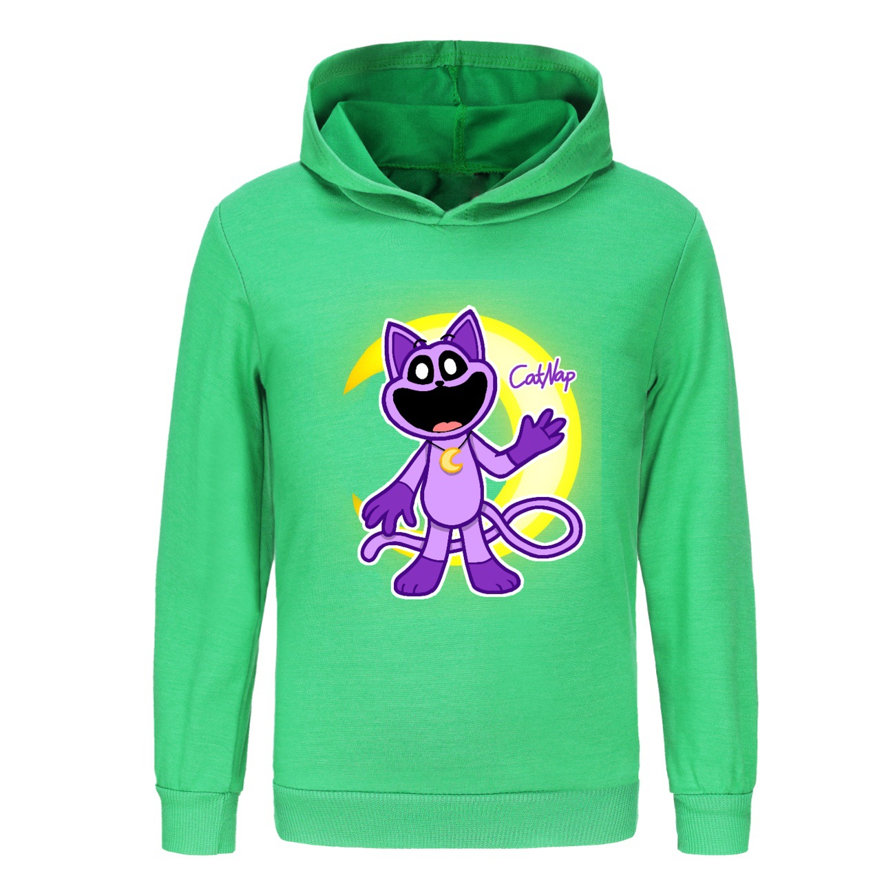 Kids Boys Girls Smiling Critters Hoodie Catnap Sweatshirt Casual Jumper Pullover - Picture 43 of 55