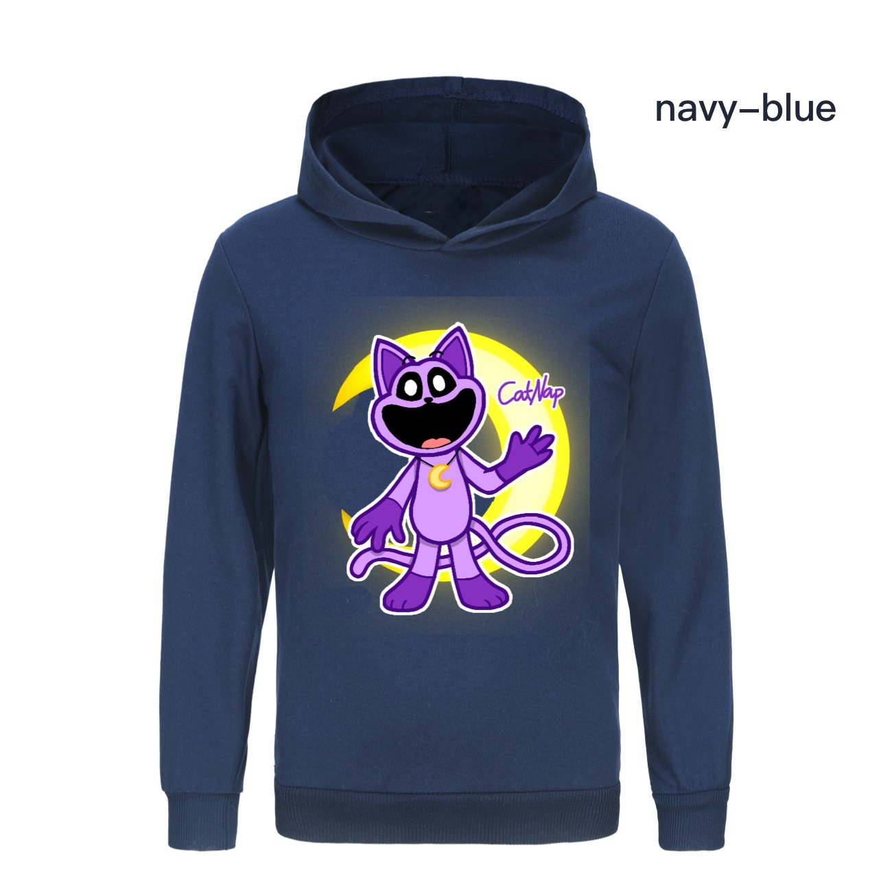 Kids Boys Girls Smiling Critters Hoodie Catnap Sweatshirt Casual Jumper Pullover - Picture 46 of 55