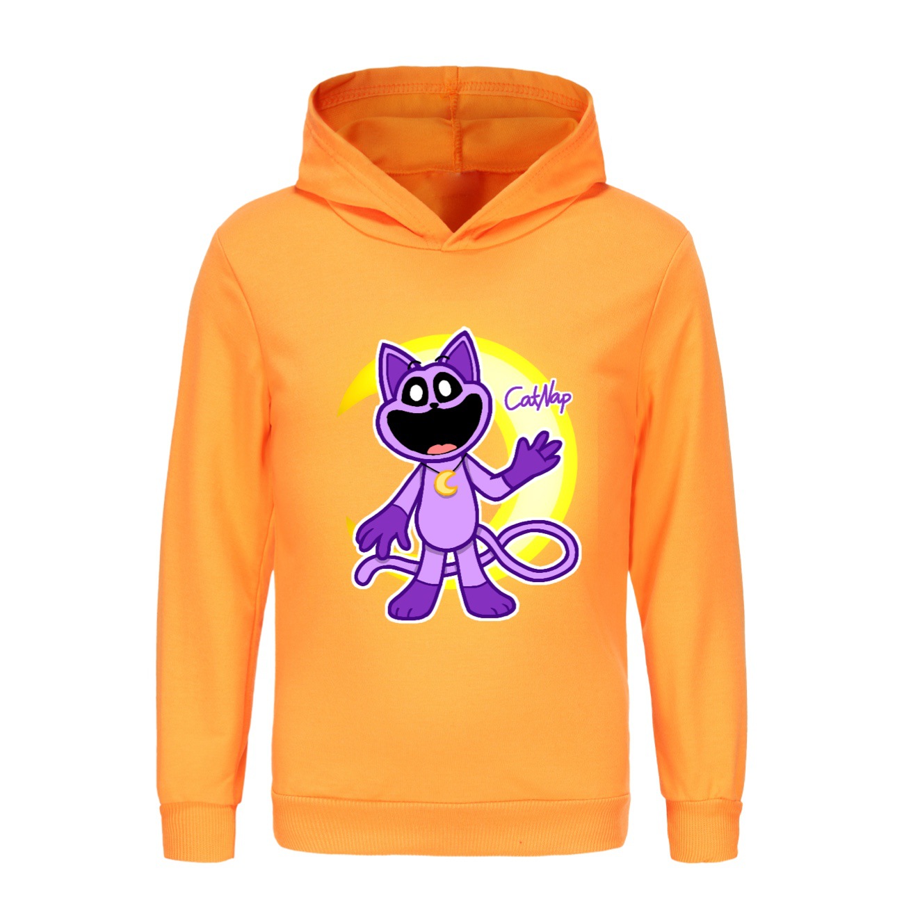 Kids Boys Girls Smiling Critters Hoodie Catnap Sweatshirt Casual Jumper Pullover - Picture 49 of 55