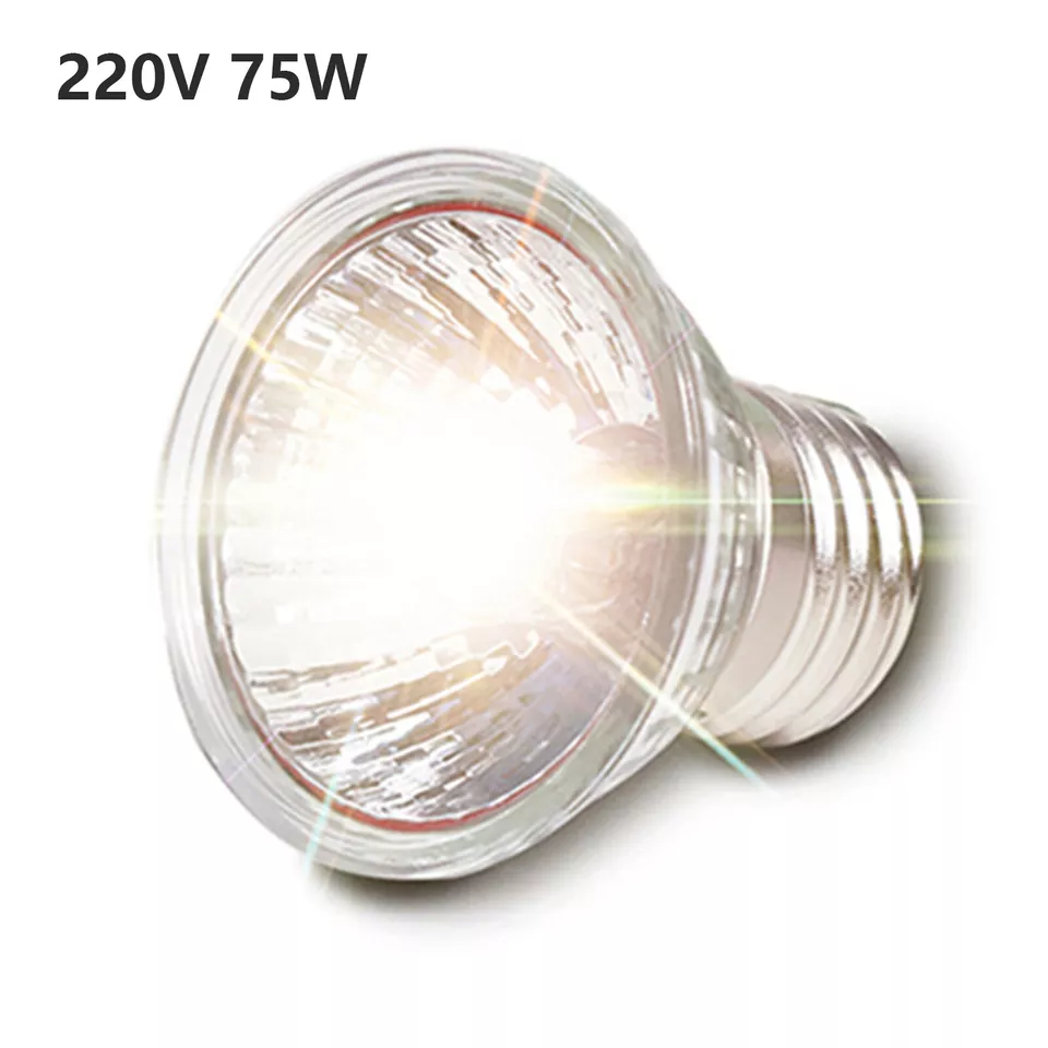 UVA+UVB Reptile Heat Basking Light Bulb Lamp Clip For Turtle Tortoise Lizard 50W