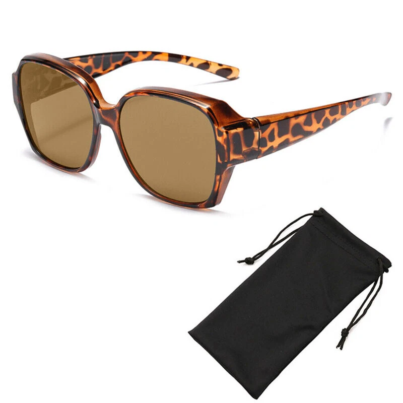 Polarized Fit Over Glasses Sunglasses Fitover Wrap Around Eyewear UV400 UK - Picture 14 of 14