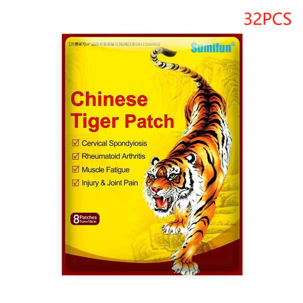 80X Tiger Patch Chinese Medical Back Heat Pain-Relief Plaster Pad Balm Arthritis - Picture 18 of 20