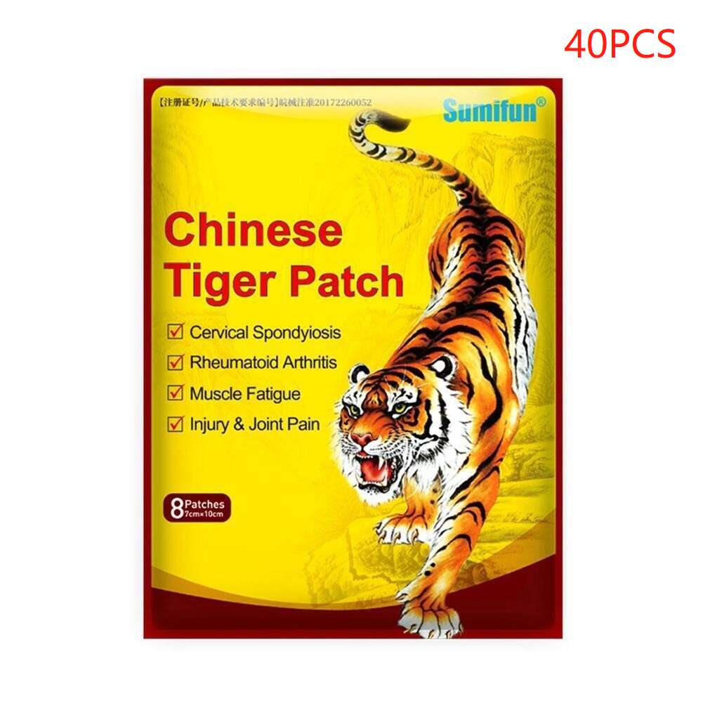 80X Tiger Patch Chinese Medical Back Heat Pain-Relief Plaster Pad Balm Arthritis - Picture 19 of 20