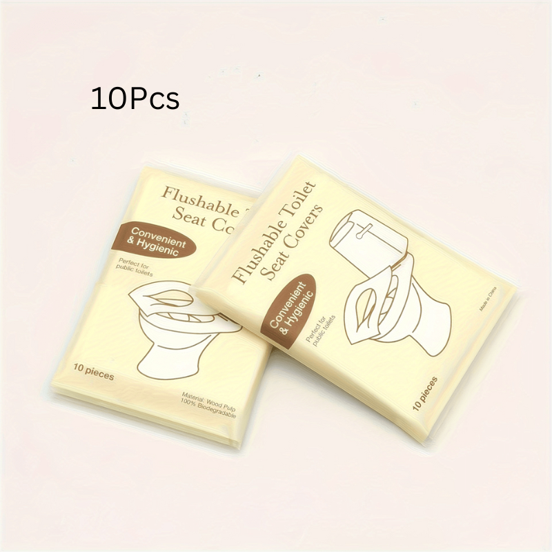10-100Pcs Toilet Seat Covers Disposable Paper Hygienic Flushable Travel Pocket - Picture 12 of 15