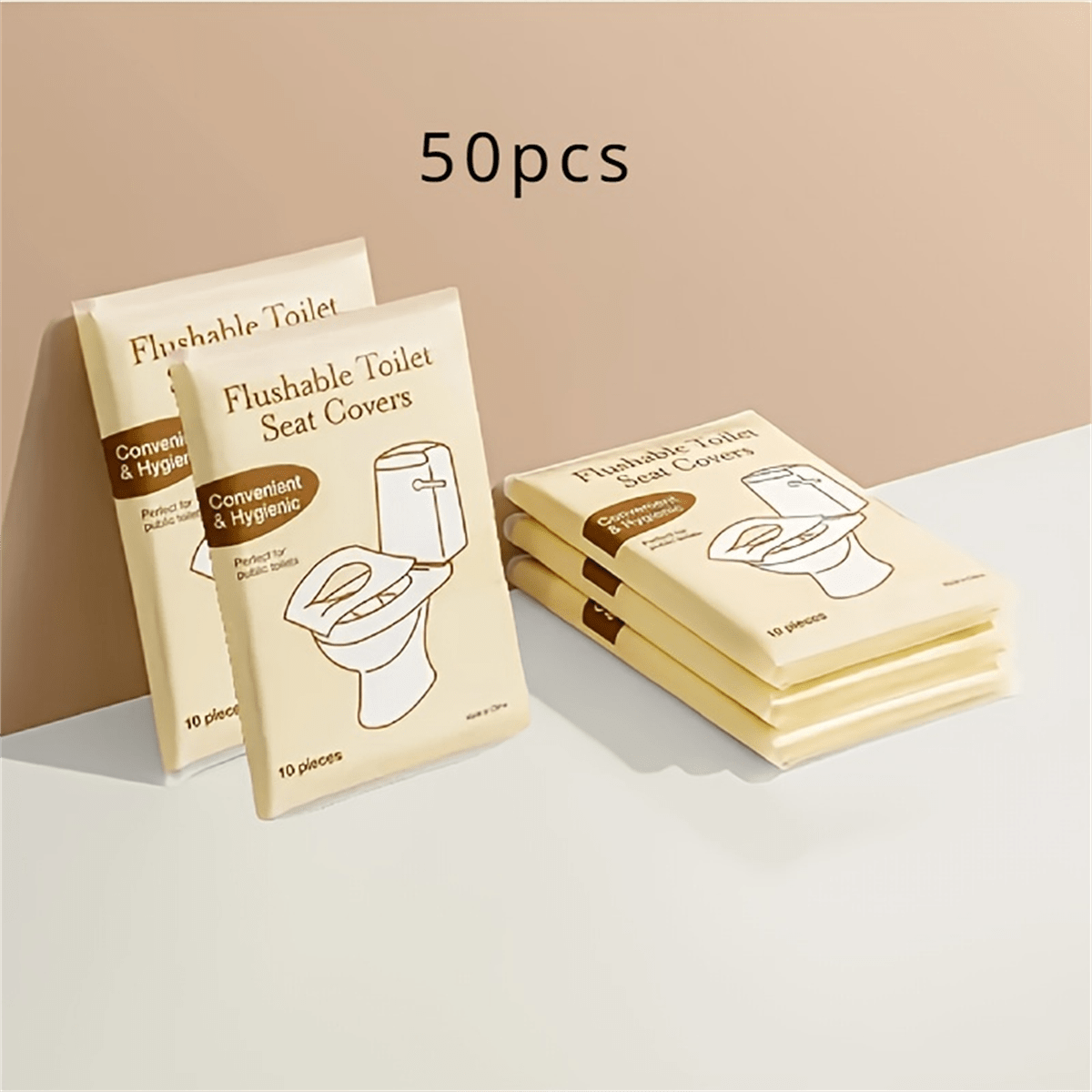 10-100Pcs Toilet Seat Covers Disposable Paper Hygienic Flushable Travel Pocket - Picture 13 of 15