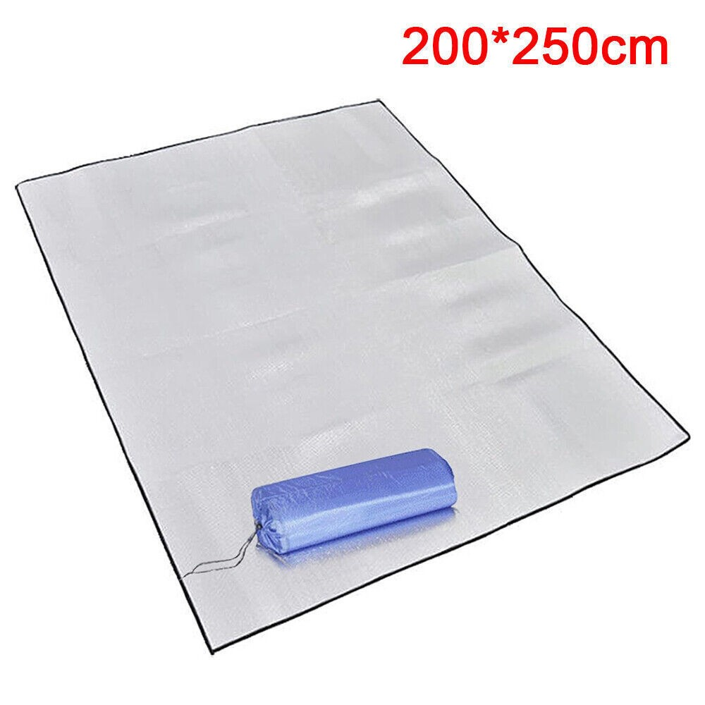 Waterproof Thermal Foil Foam Backed Camping Picnic Blanket Sleep Mattress Mat - Picture 22 of 22