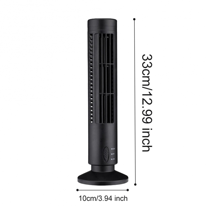 Tower Fan Status Free Standing Air Cooling 3 Speed Oscillating Slim Portable Uk - Picture 12 of 14