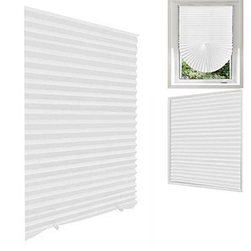 UK Self-Adhesive Pleated Blind Office Kitchen Balcony Door Window Curtain Shades - Picture 18 of 20