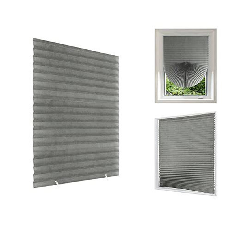 UK Self-Adhesive Pleated Blind Office Kitchen Balcony Door Window Curtain Shades - Picture 19 of 20