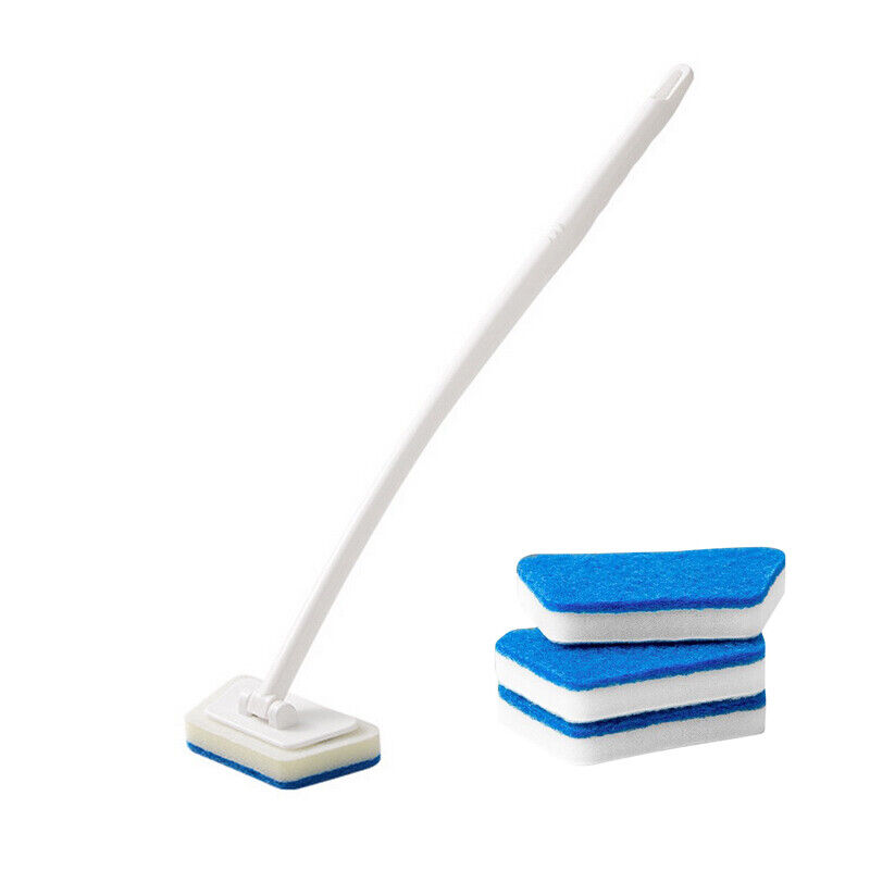 Bathroom Long Handle Brush Wall Floor.Scrub Bath Tub Shower Tile·Cleaning Tools - Picture 20 of 22