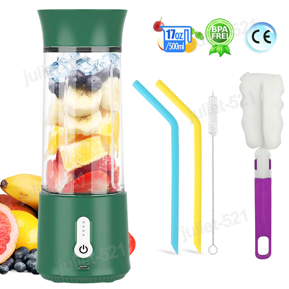 500ml Portable Blender,150W for Juicer Shakes and Smoothies Waterproof Blender