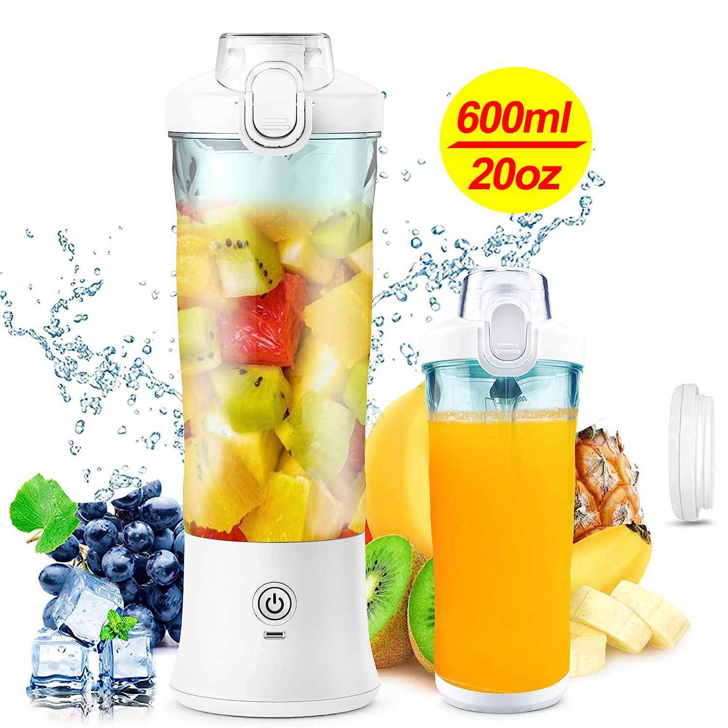 Smoothie Maker, Mini Blender, Blender To Go, USB Rechargeable