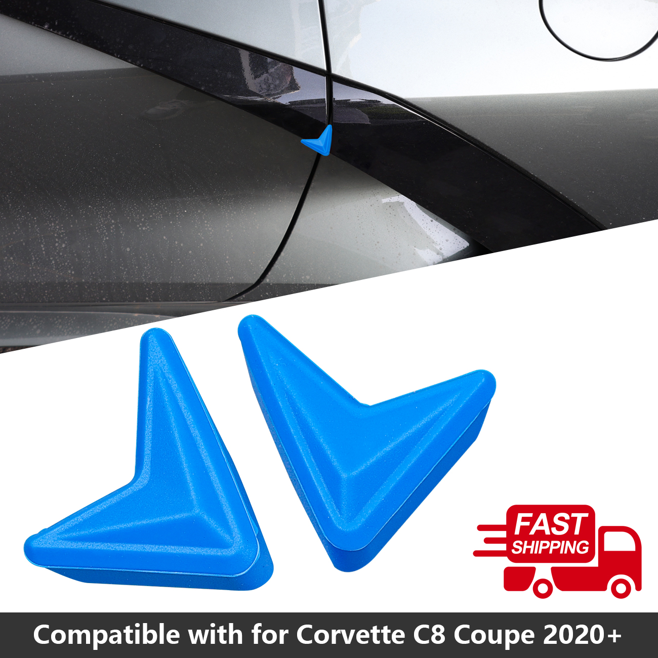 Anti-Collision Vehicle Door Corner Protector for Chevrolet Corvette C8 2020-2024 - Picture 20 of 25