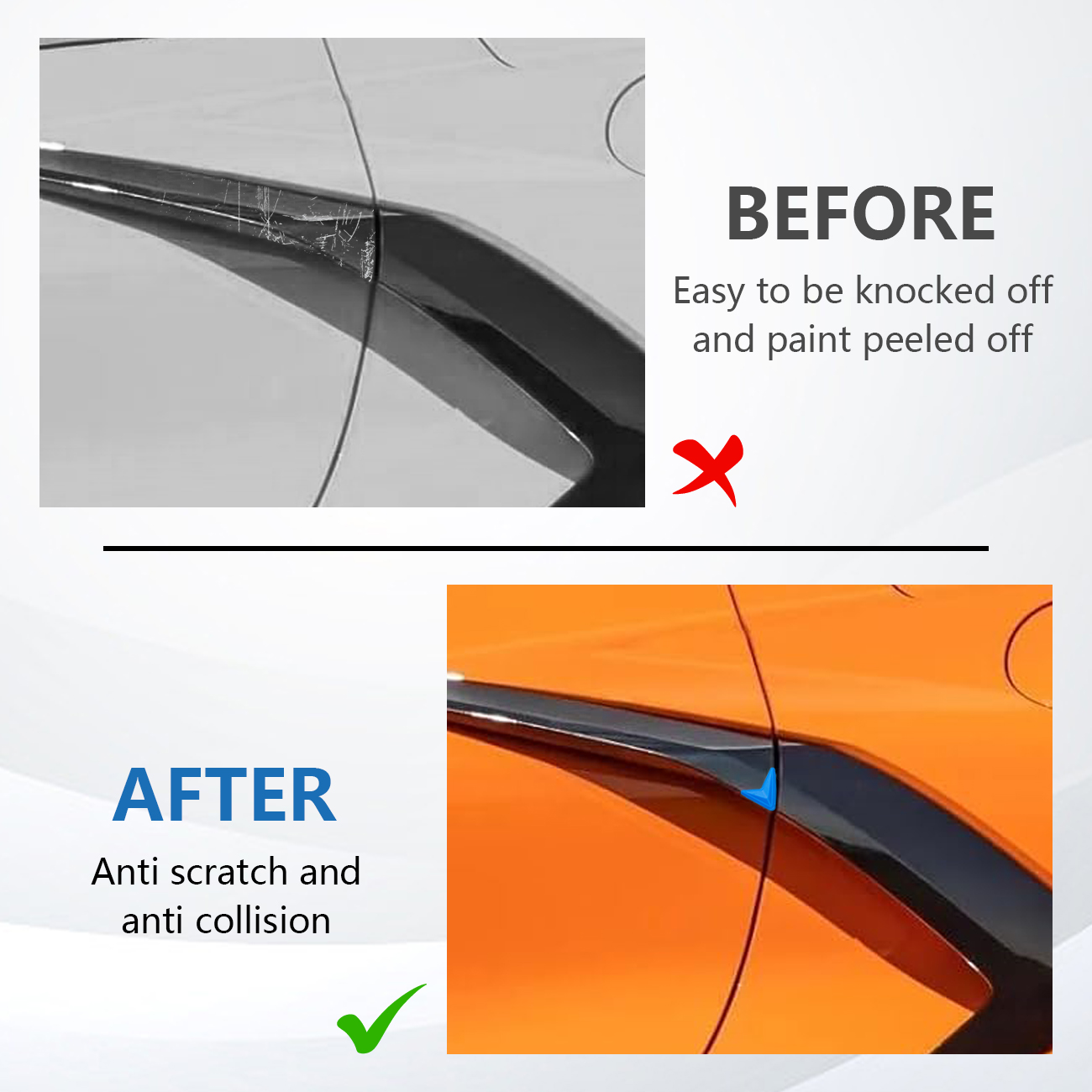 Anti-Collision Vehicle Door Corner Protector for Chevrolet Corvette C8 2020-2024 - Picture 21 of 25