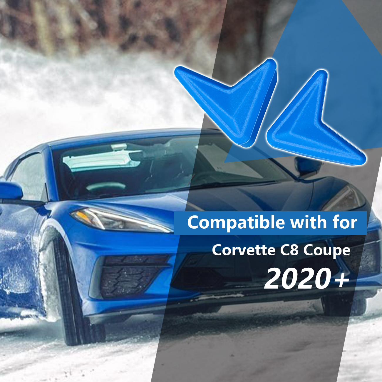 Anti-Collision Vehicle Door Corner Protector for Chevrolet Corvette C8 2020-2024 - Picture 23 of 25